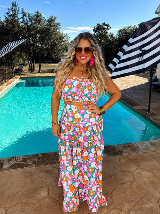 4TH CUT- AMALFI BLOOMS SWIM SET