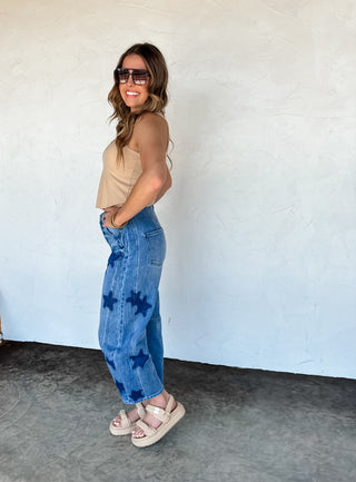 BORN TO SHINE BARREL JEAN