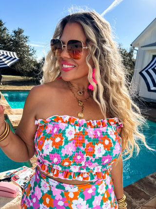 4TH CUT- AMALFI BLOOMS SWIM SET