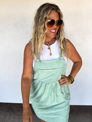 SUNSHINE & DAISIES OVERALL DRESS