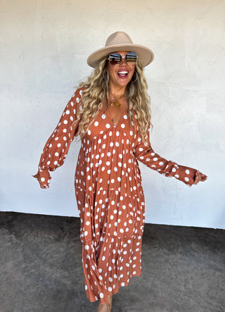 KORA POLKA DOT DRESS