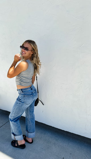 JORDAN WIDE CUFF JEANS