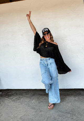 FREE SPIRIT BELL SLEEVE TOP
