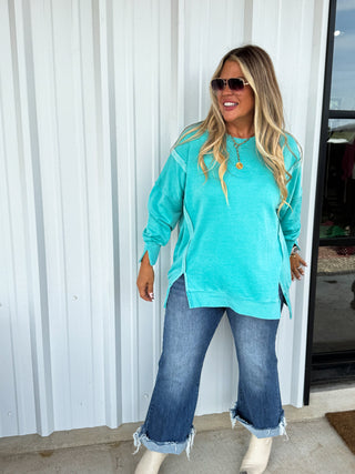 CANDY COLORS CLASSIC CREW PULLOVER