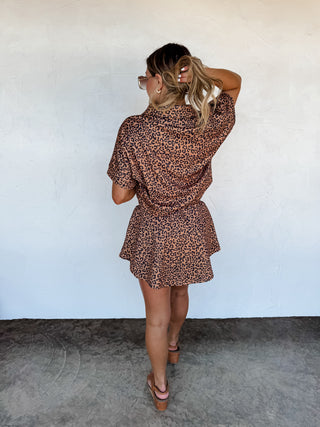 HOT TO SPOT CHEETAH SKORT SET