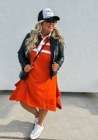 VARSITY LOUNGE DRESS