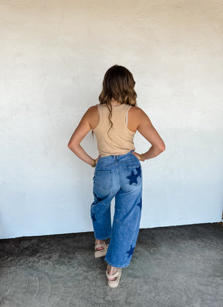 BORN TO SHINE BARREL JEAN