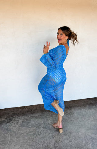 SUNSET STROLL KNIT COVERUP