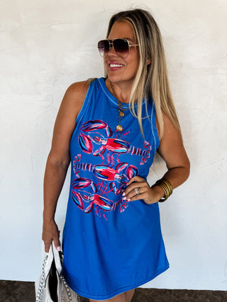 TROPIC LIKE IT’S HOT TERRY DRESS