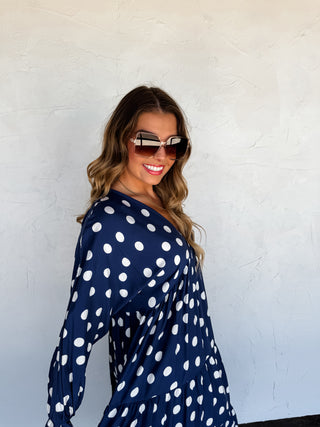 KORA POLKA DOT DRESS