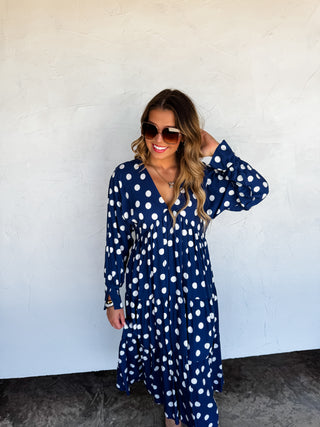 KORA POLKA DOT DRESS