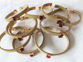 GEM STONE BANGLES