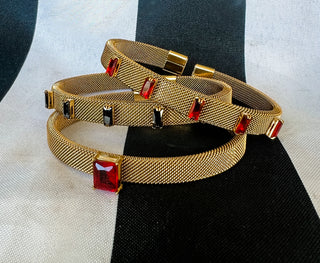 GEM STONE BANGLES