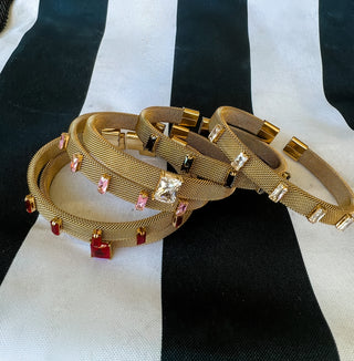 GEM STONE BANGLES