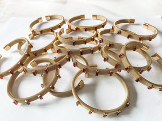 GEM STONE BANGLES