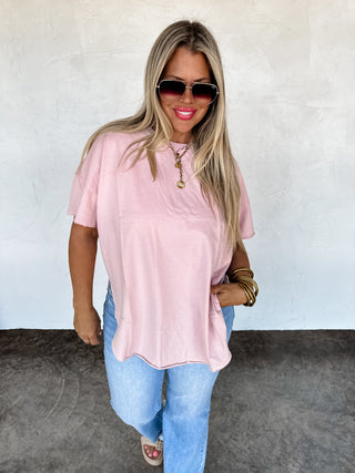 PREORDER- JOEY WASHED COTTON BOYFRIEND TEE