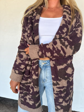 PREORDER- CAMO CLOUD CARDIGAN