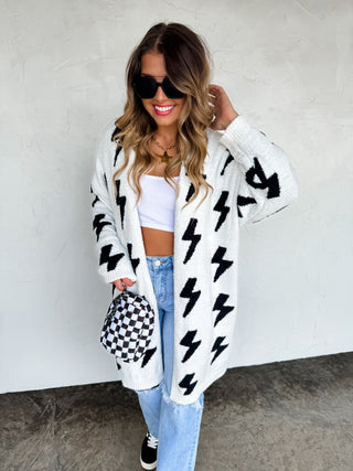 PREORDER- LIGHTING & CHEETAH CLOUD CARDIGANS