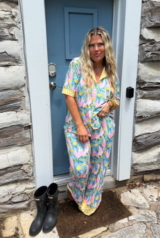 PREORDER- IN THE GARDEN LUXE PJ SETS