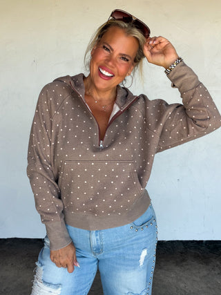 PREORDER- POLKA & STRIPE EASY DOES IT PULLOVER