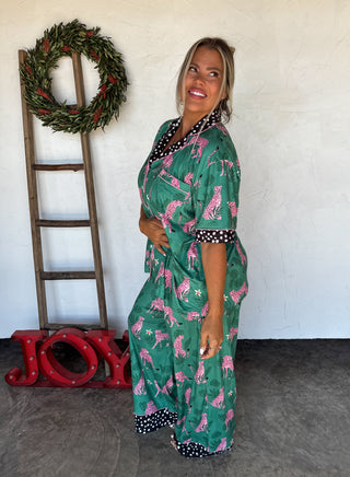 PREORDER- LEOPARD & CHEETAH STAR LUXE PJ SET
