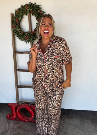 PREORDER- LEOPARD & CHEETAH STAR LUXE PJ SET