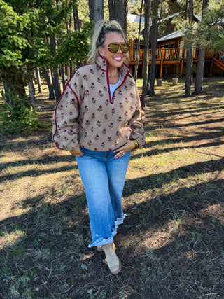 PREORDER- AFTER SUNSET QUARTER ZIP PULLOVER