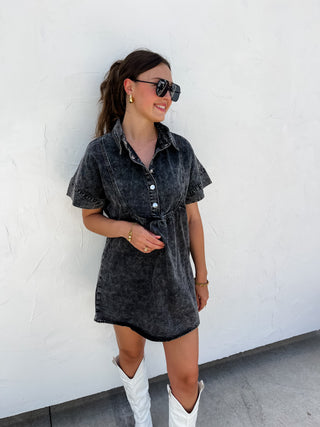 LAST DANCE DENIM DRESS