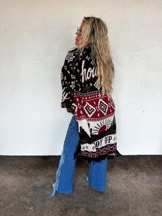 PREORDER- OUT WEST KNIT CARDIGAN