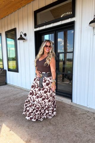PREORDER- WANDER WEST MAXI SKIRT