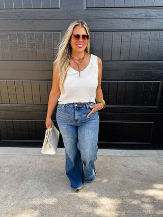 PREORDER- HAMPTONS TWIST BACK TANK