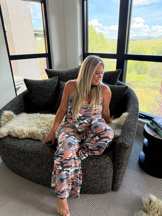 PREORDER- CAMO DELILAH PANT SETS