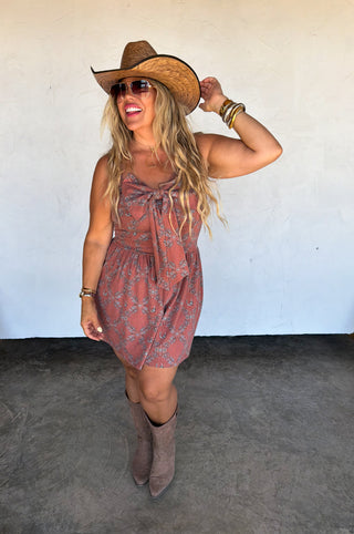 PREORDER- BRIA BOW DRESS