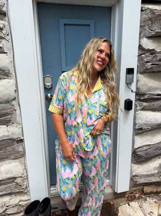 PREORDER- IN THE GARDEN LUXE PJ SETS