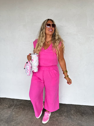 PREORDER- LAURA CROP PANT SET