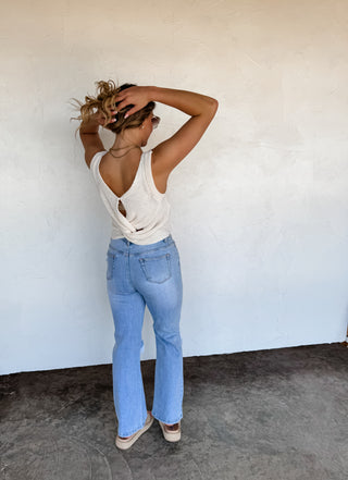 PREORDER- HAMPTONS TWIST BACK TANK