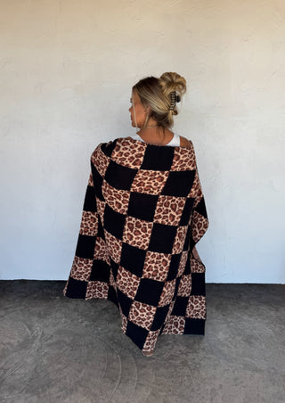 PREORDER- CHECKER CHEETAH CLOUD BLANKET