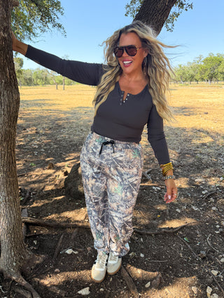 PREORDER- OUTSIDE GIRL CAMO JOGGER