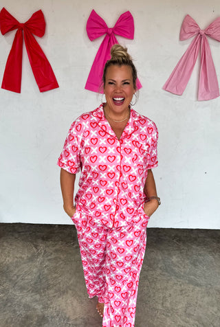 PREORDER- VALENTINES LUXE PJ SETS