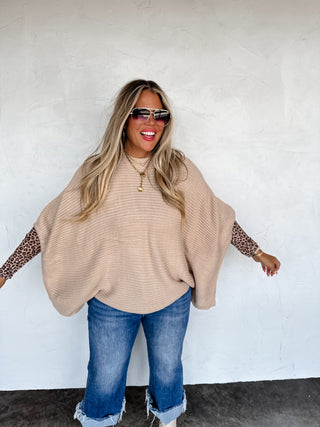 PREORDER- FALL MEG PULLOVER PONCHO