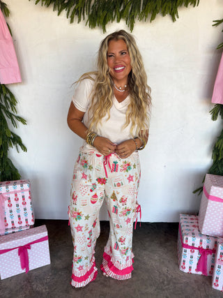PREORDER- VINTAGE CHRISTMAS BLOOMER PANTS