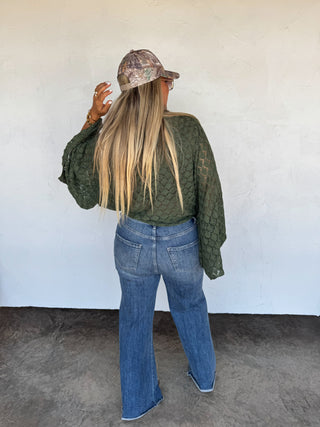PREORDER- FALL COLORS FREE SPIRIT BELL SLEEVE TOP