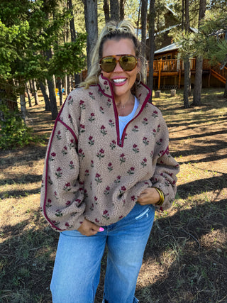 PREORDER- AFTER SUNSET QUARTER ZIP PULLOVER