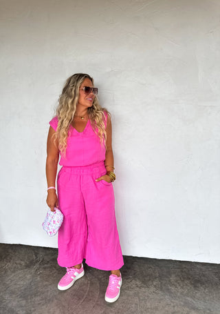 PREORDER- LAURA CROP PANT SET