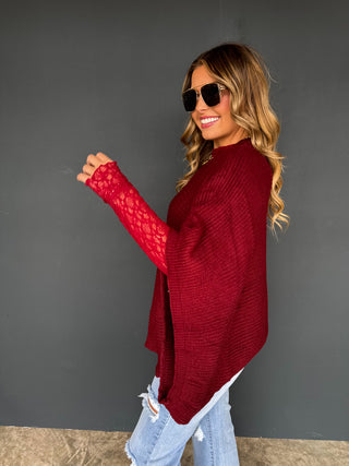 PREORDER- FALL MEG PULLOVER PONCHO
