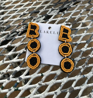 HALLOWEEN BEAD EARRINGS