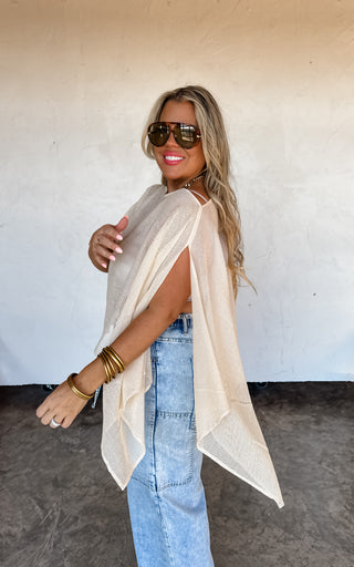 ROMEE MESH PONCHO