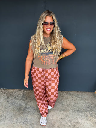 PREORDER- CHECKER POP PANTS