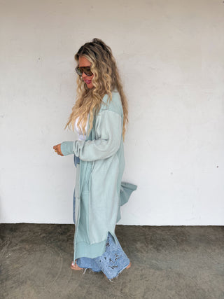 PREORDER- SPRING DESI SWEATSHIRT CARDIGAN