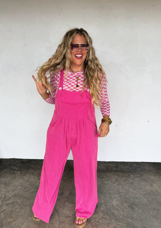 PREORDER- SPRING KARLI BOHO OVERALLS